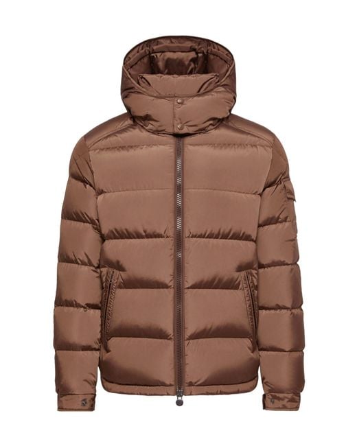 Moncler Brown Maya Matte Short Down Jacket for men