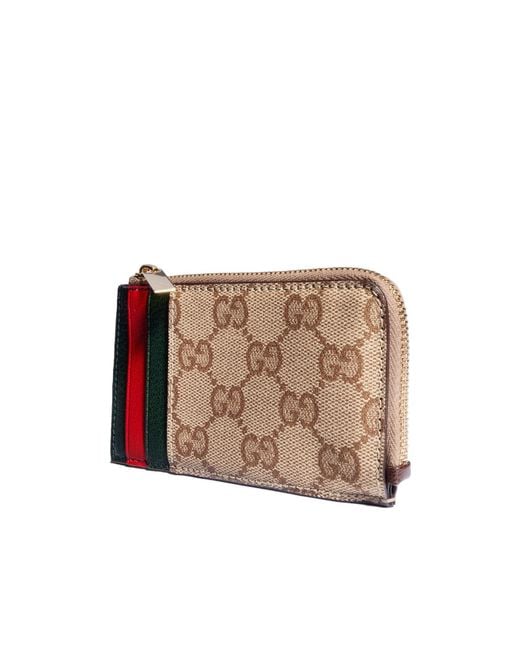Gucci White Card Case With Slots