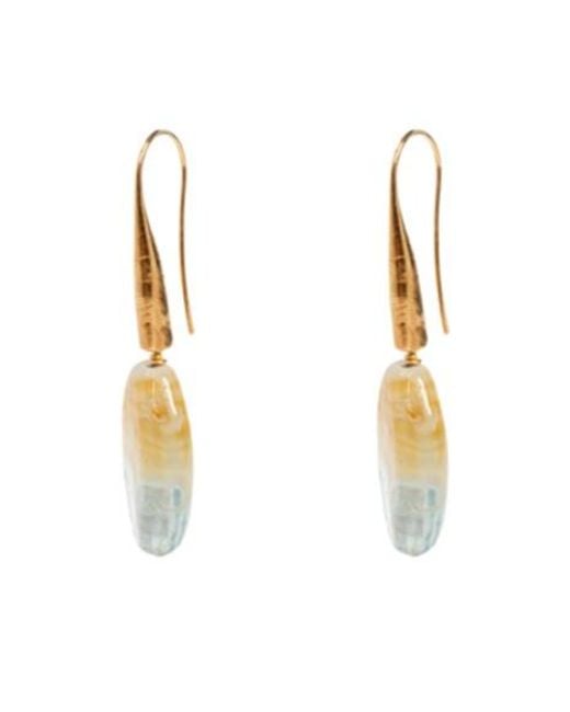 Forte_forte Metallic Drop Earrings