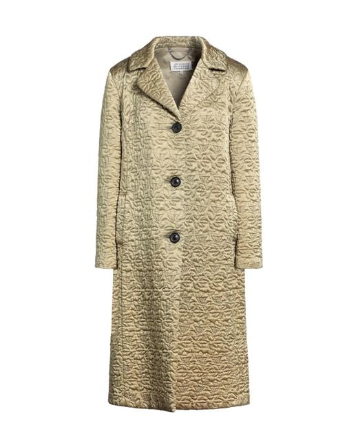 Maison Margiela Natural Plain Colour Coat