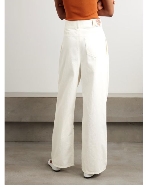 Loewe White Wrap Jeans