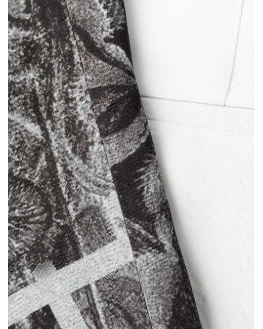 Off-White c/o Virgil Abloh White Botanical Printed Straight Leg Pants