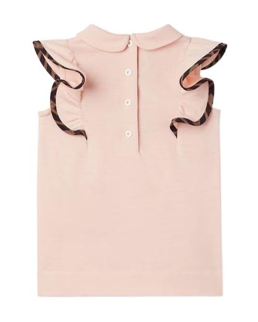 Fendi Pink Jersey Baby Dress