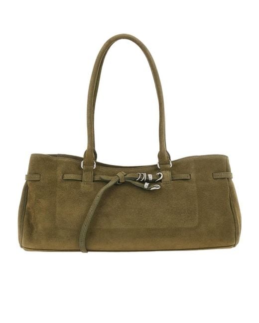 MARGE SHERWOOD Green Soft Grandma Shoulder Bag