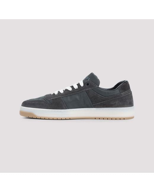 Prada Black Downtown Lace-Up Sneakers for men