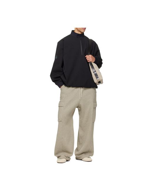 Fear Of God Black Half Zip Track Performance Jacket for men
