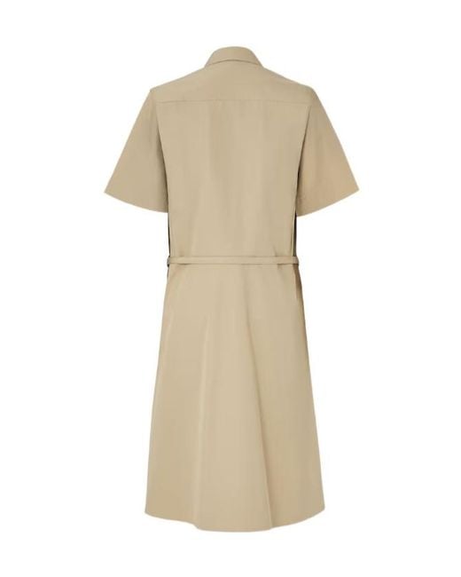 Fendi Natural Cotton Dress