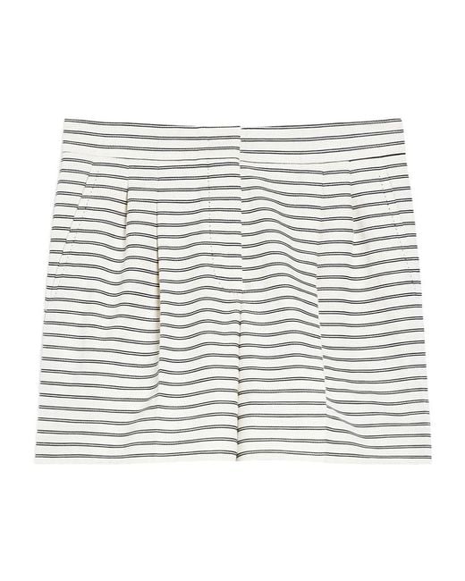 Max Mara Multicolor Studio Umbro Striped Bermuda Shorts