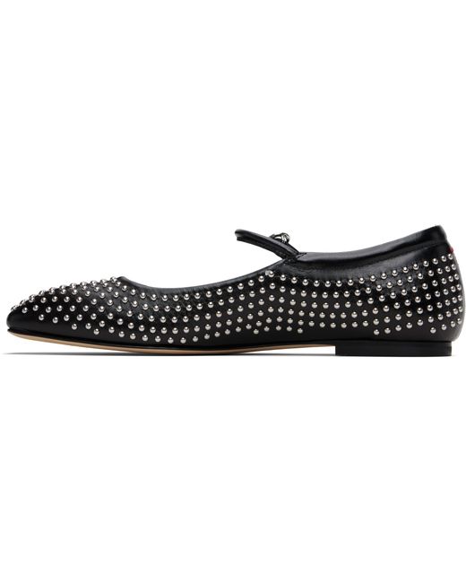 Aeyde Black Uma Ballet Flats