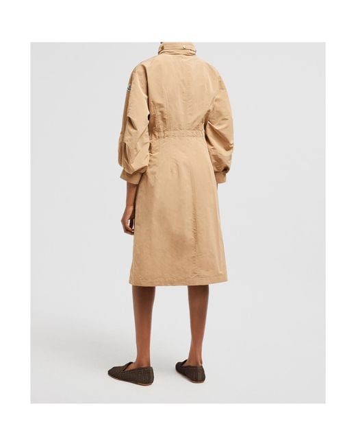 Moncler Natural Nantes Pocket Detailed Parka