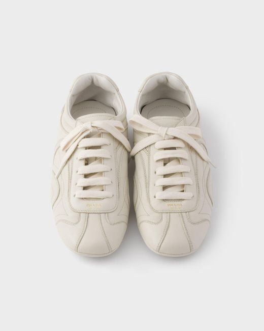 Prada White Montecarlo Re-Edition 2005 Sneakers