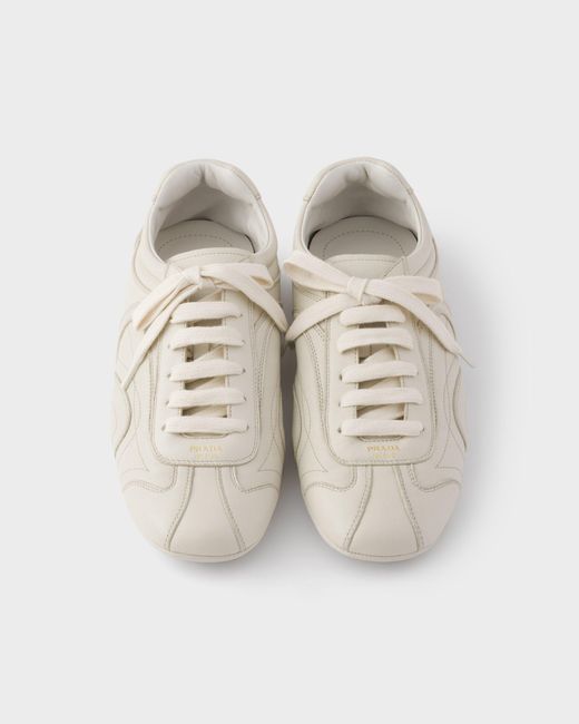 Prada White Montecarlo Re-Edition 2005 Sneakers
