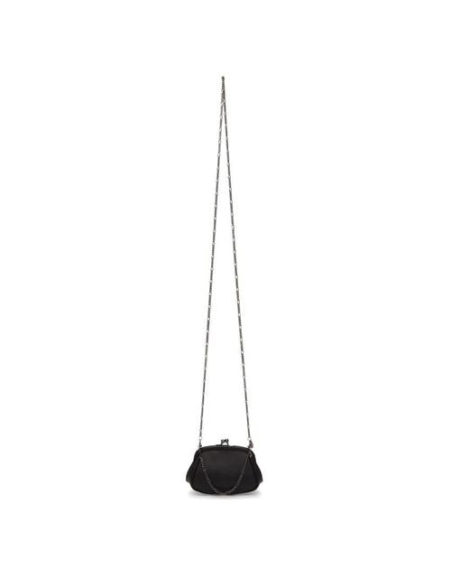 Yohji Yamamoto White Clasp Leather Shoulder Bag