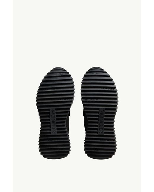Moncler Black Pacey 2 Lace-Up Sneakers for men
