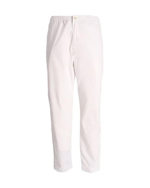 Polo Ralph Lauren White Prepster Trousers for men
