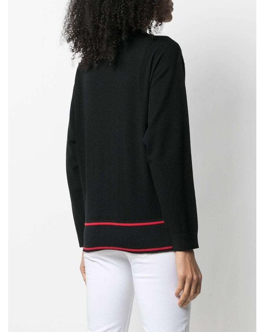 Moschino Black Logo Detail Pullover