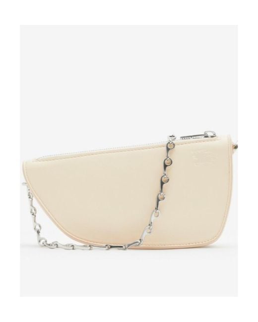 Burberry Natural Micro Shield Sling Zipped Mini Shoulder Bag