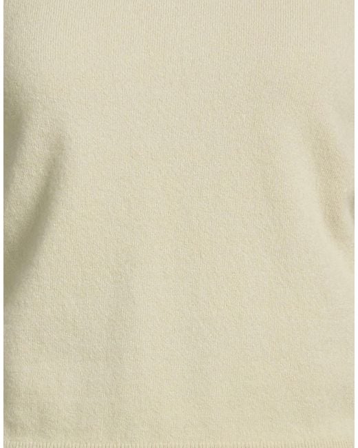 Maison Margiela Natural Solid Wool Knit Sweater