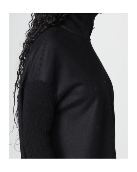 Jil Sander Black Long-Sleeved Dress