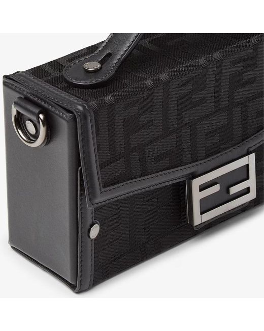 Fendi Black Soft Trunk Shoulder Bag for men