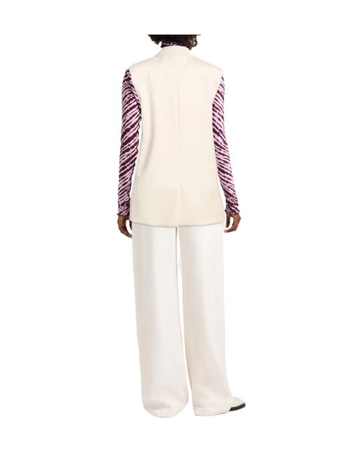 Weekend by Maxmara Natural Solid Color Blazers