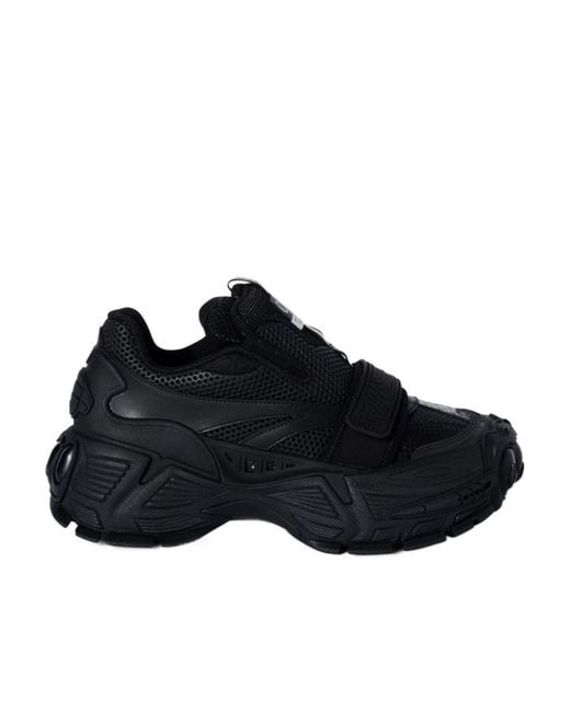 Off-White c/o Virgil Abloh Black Men Panelled Chunky Sneakers for men