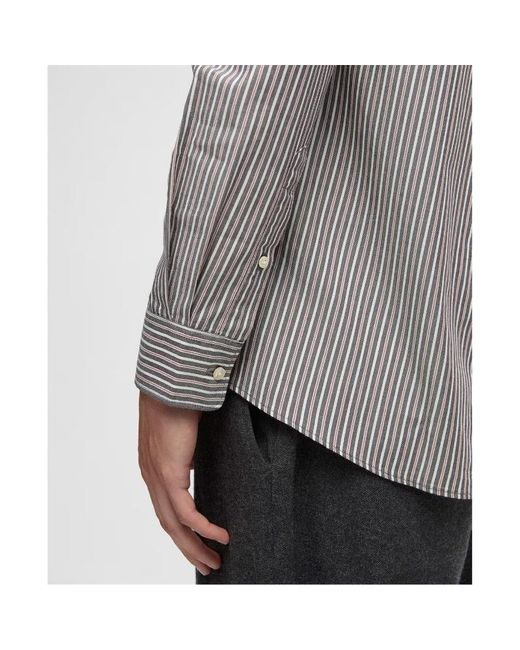 Barbour Gray Long Sleeve Shirt for men