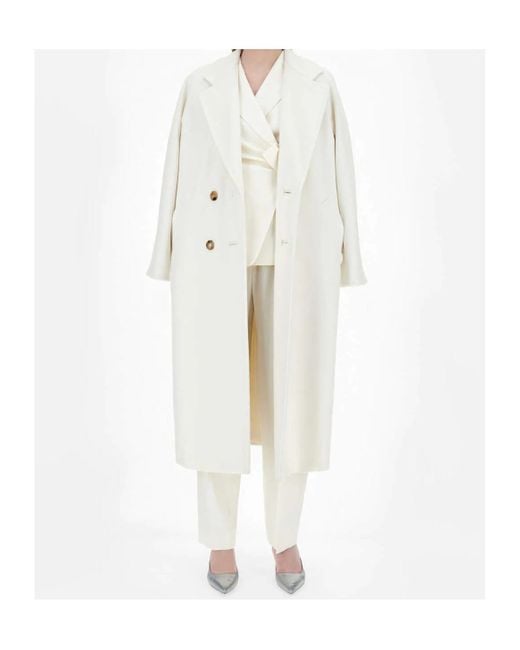 Max Mara White Lapel Design Suit Jacket