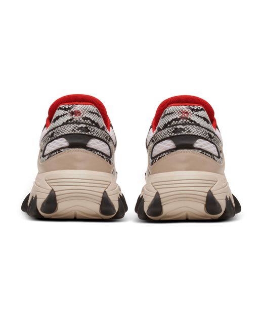 Balmain Multicolor Grid Sneakers for men