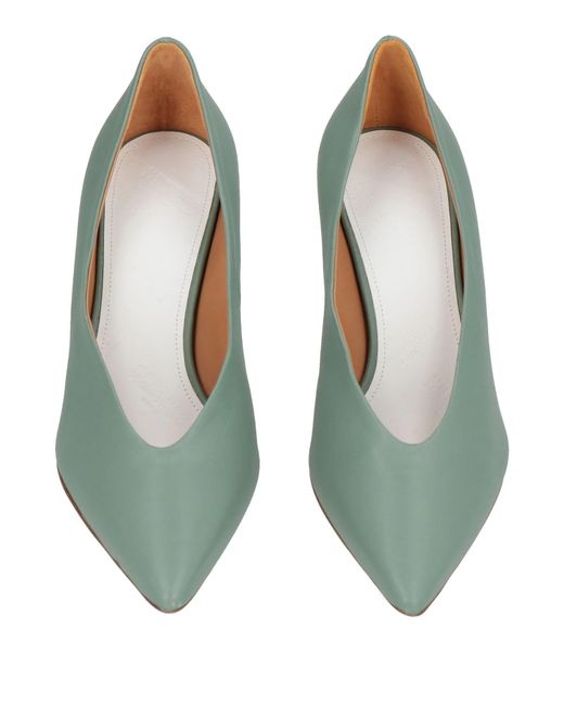 Maison Margiela Green Pumps Courts