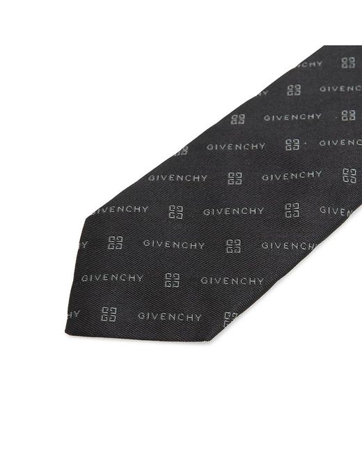 Givenchy Black Pointed Tie for men