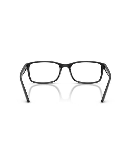 Prada Linea Rossa White Prada Eyewear Rectangular Frame Glasses for men