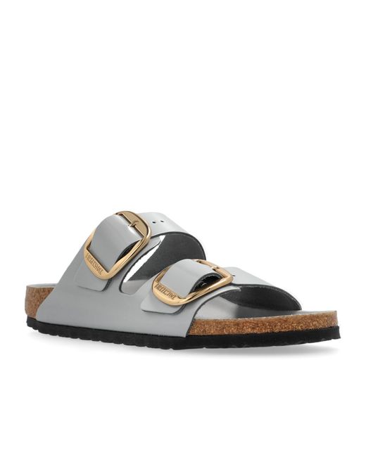 Birkenstock White Arizona Big Buckle Sandals