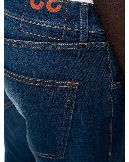 Dondup Blue Icon Straight-Leg Jeans for men