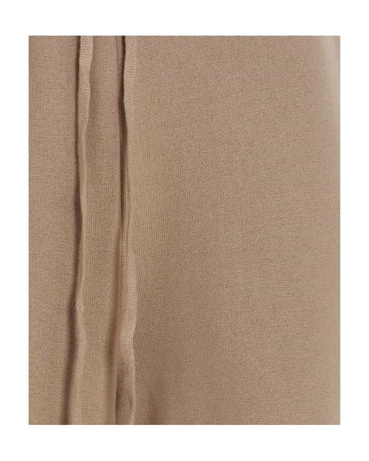 Prada Natural Drawstring Blend Joggers