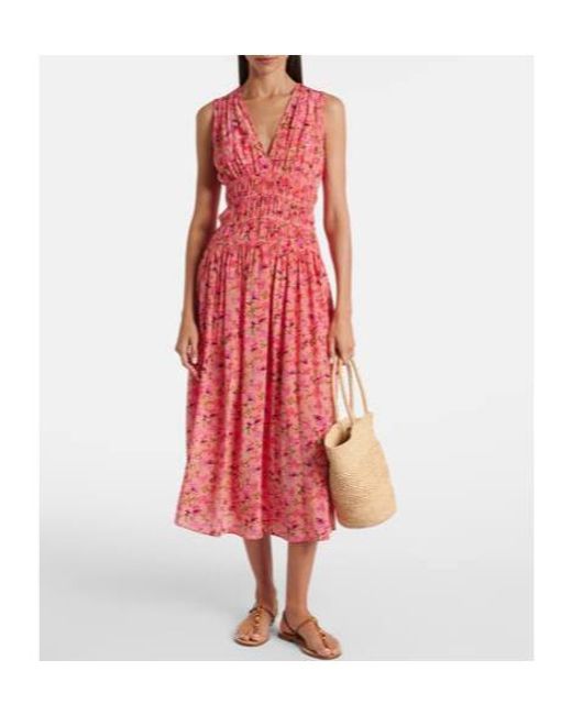 Ulla Johnson Red Floral Dress
