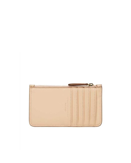 Stella McCartney Natural Logo Card Bag