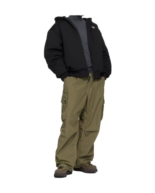 The North Face Blue 'Leather Pack' Hooded Casual Jacket for men