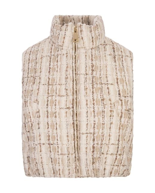 Khrisjoy Natural Zippered Vest