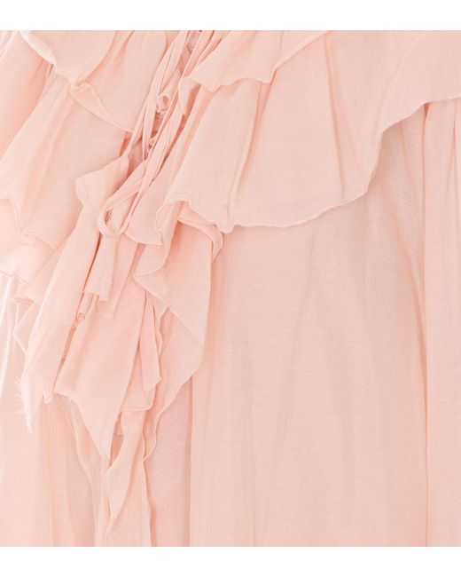 Aniye By Pink Carmen Ruffled Mini Dress