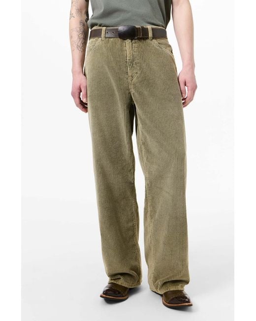 Our Legacy Green Casual Trousers With Belt Loops for men