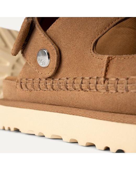Ugg Brown Goldenstar Glide Sandals