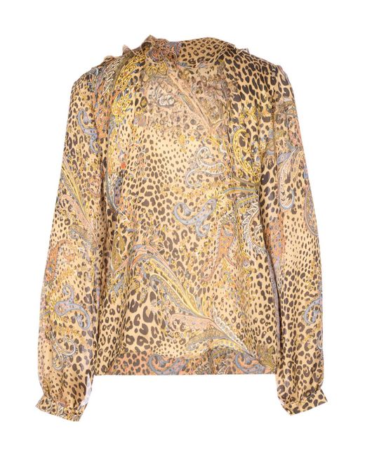 Etro Natural Paisley Printed Shirt