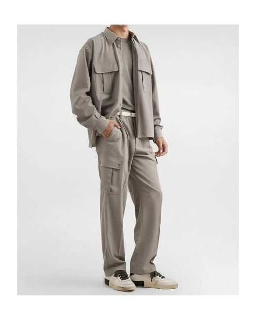 Dolce & Gabbana Gray Long-Sleeved Shirt for men