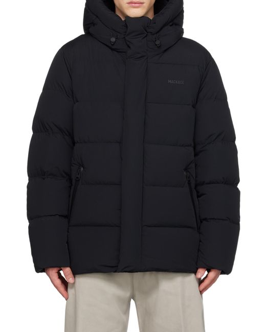 Mackage Blue Graydon City Hooded Down Jacket for men