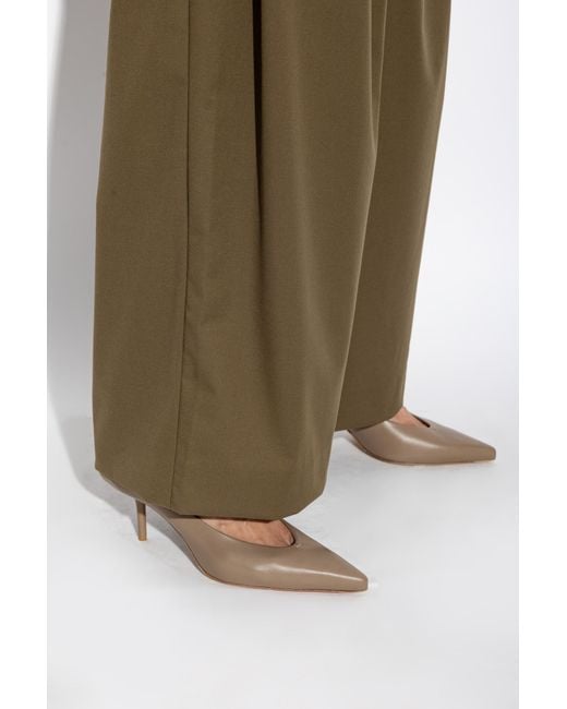 Max Mara Brown Pointed-Toe High Heels