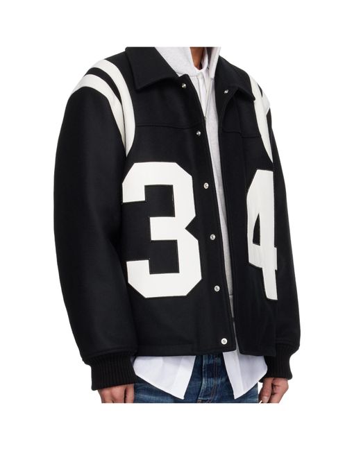 Ambush Blue Baseball Jacket for men