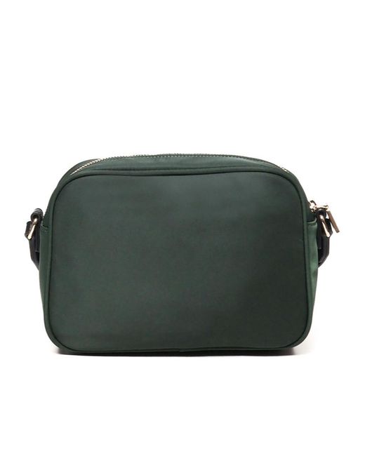 Moschino Green Love Logo Lettering Zipped Crossbody Bag