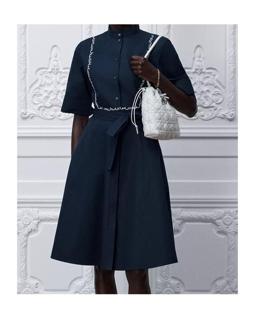 Dior Gray Aable Mini Bucket Bag