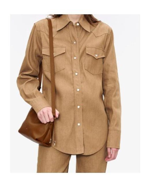 A.P.C. Natural Chest-Pocket Buttoned Shirt